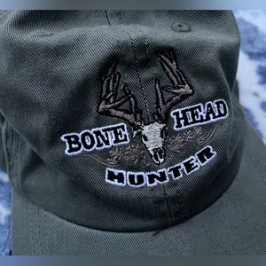Vintage 90s Legendary Original Deer Gear Bone Head Hunter Adjustable Hat 🦌